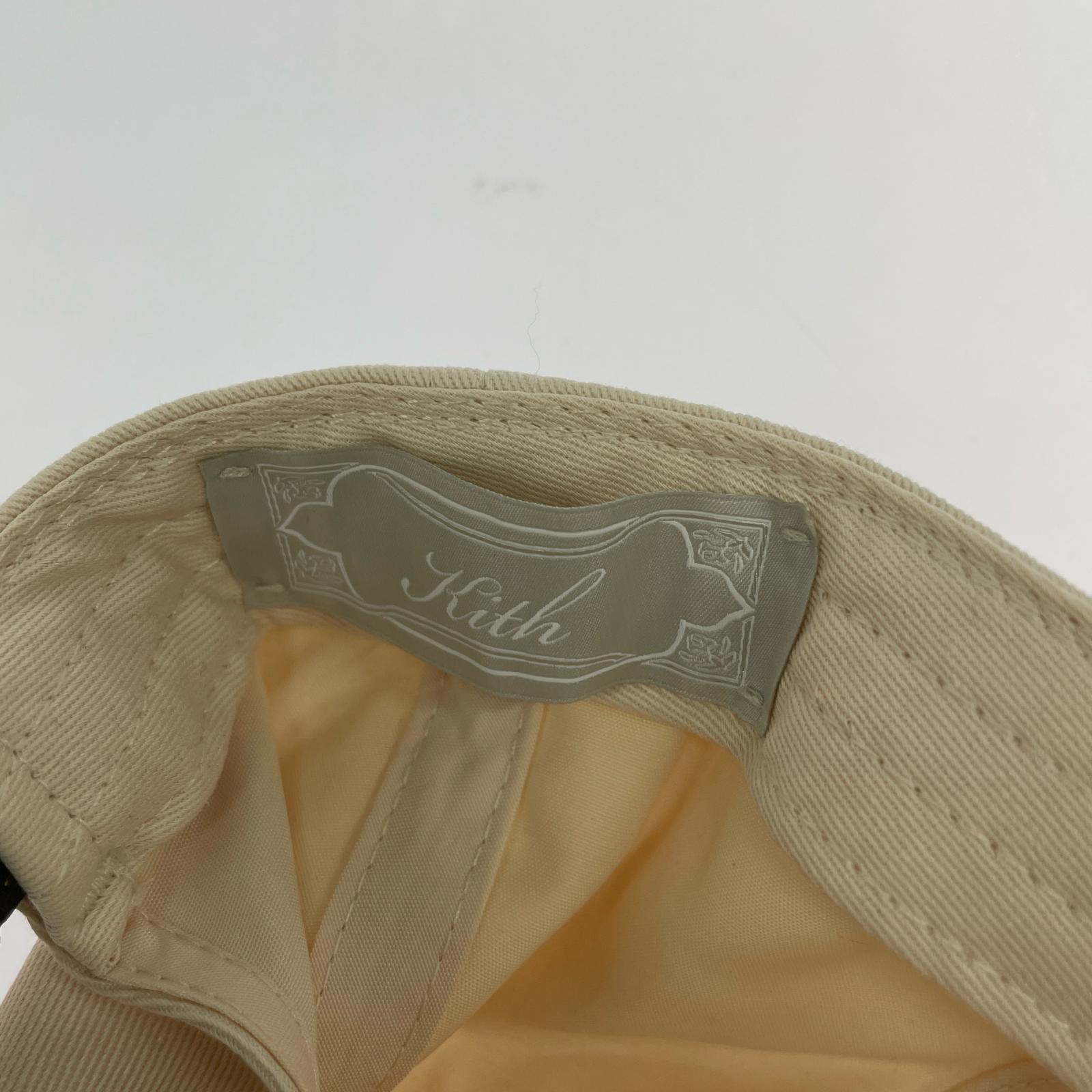 キャップ Chain Stitch Crest Aaron ホワイト