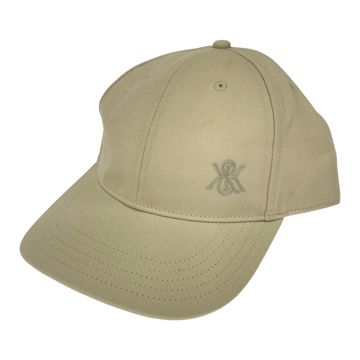 キャップ Chain Stitch Crest Aaron ホワイト