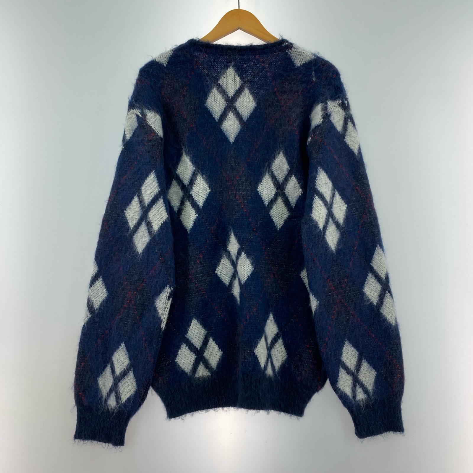 カーディガン MOHAIR CARDIGAN/S/LQ452 S ネイビー