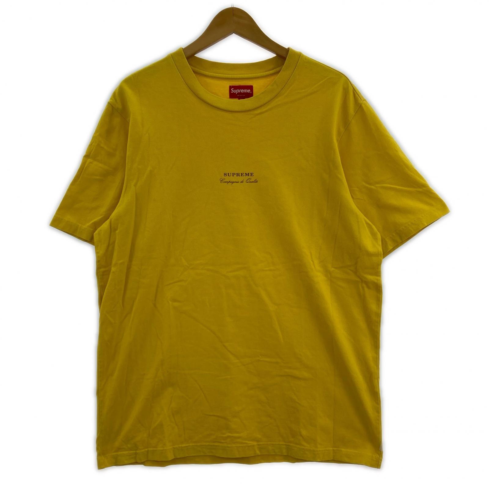 半袖Tシャツ 19SS Qualite Tee 黄 M M イエロー