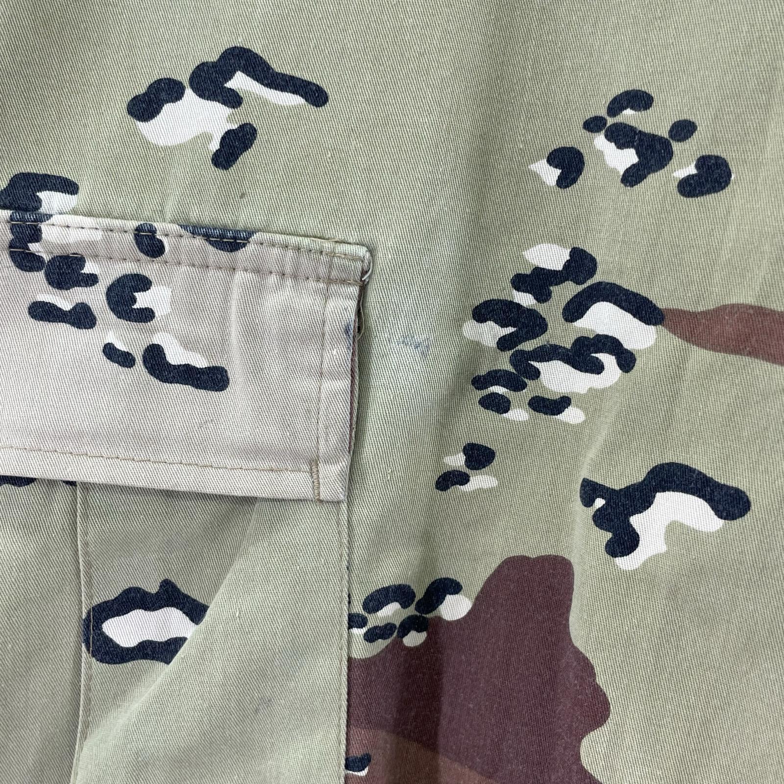 ショートパンツ 90s チョコチップカモ ショートカーゴパンツ カーキ L L