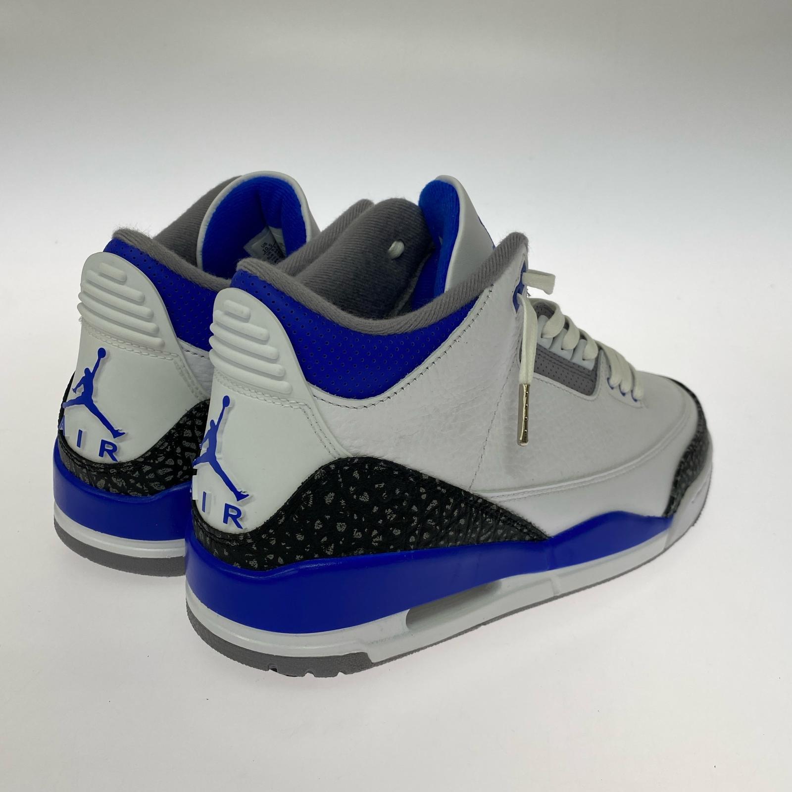スニーカー Air Jordan 3 Racer Blue 28.5cm 28.5cm (US10 1/2 UK10 EU47) ホワイト