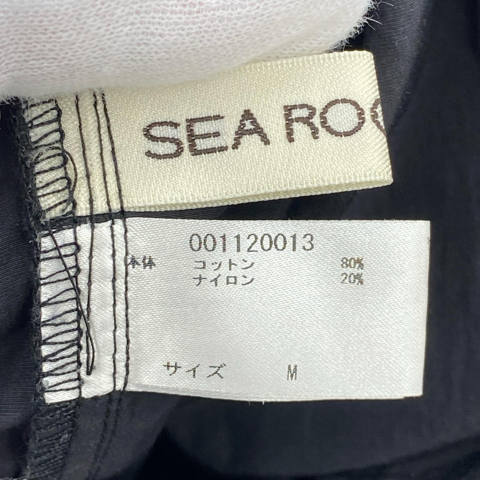 サロペット SEA ROOMLYNN フロント ジップ ワークサロペット M ブラック