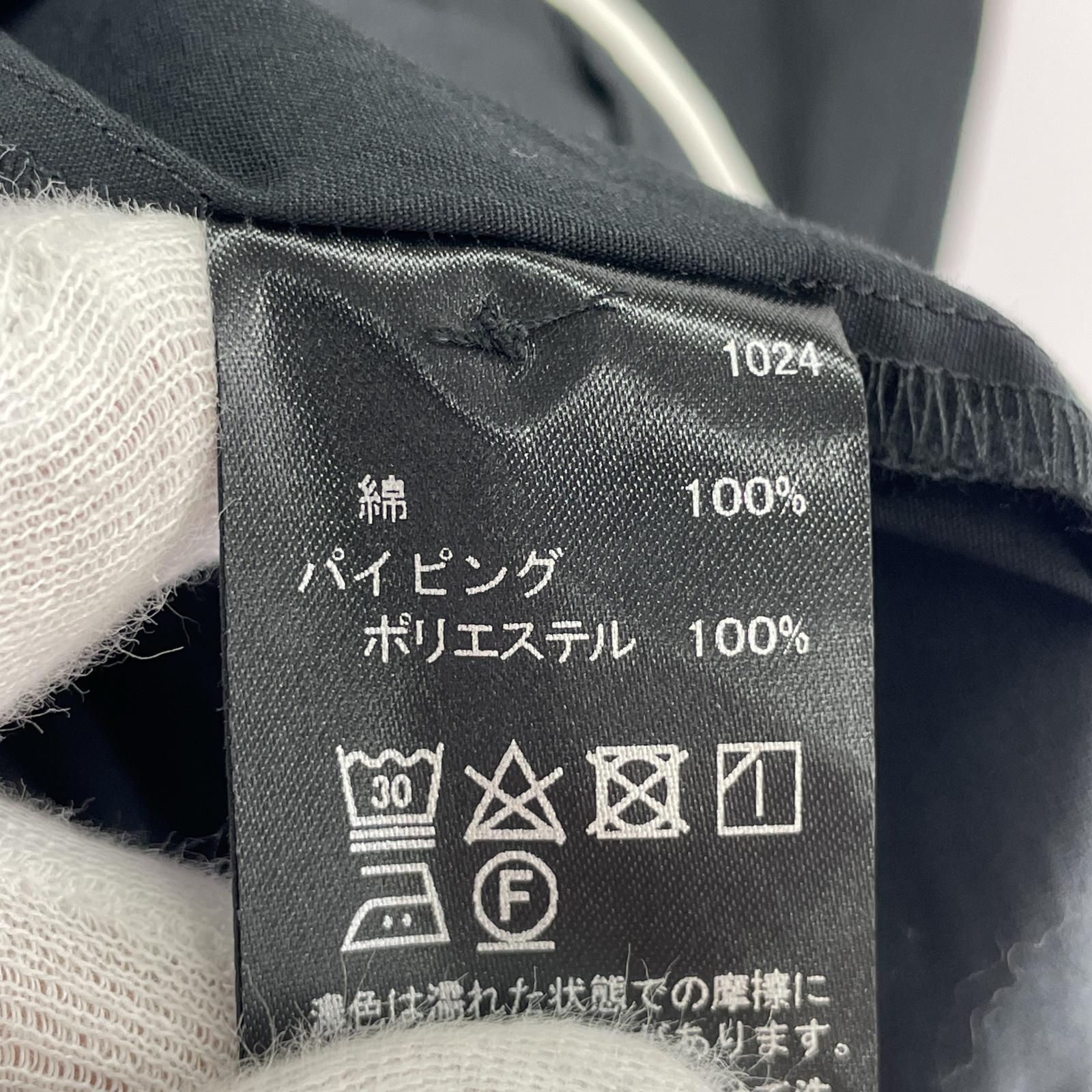 半袖シャツ mizuiro ind s/sシャツ 黒 ブラック