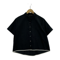 半袖シャツ mizuiro ind s/sシャツ 黒 ブラック