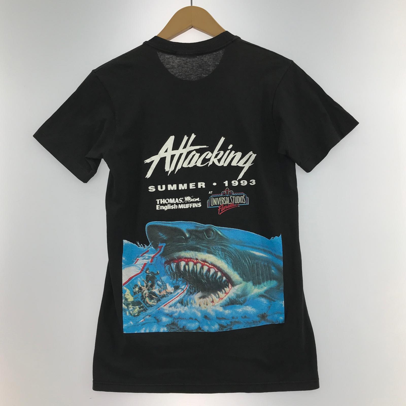 半袖Tシャツ OLD JAWS 93年 ムービーT ブラック