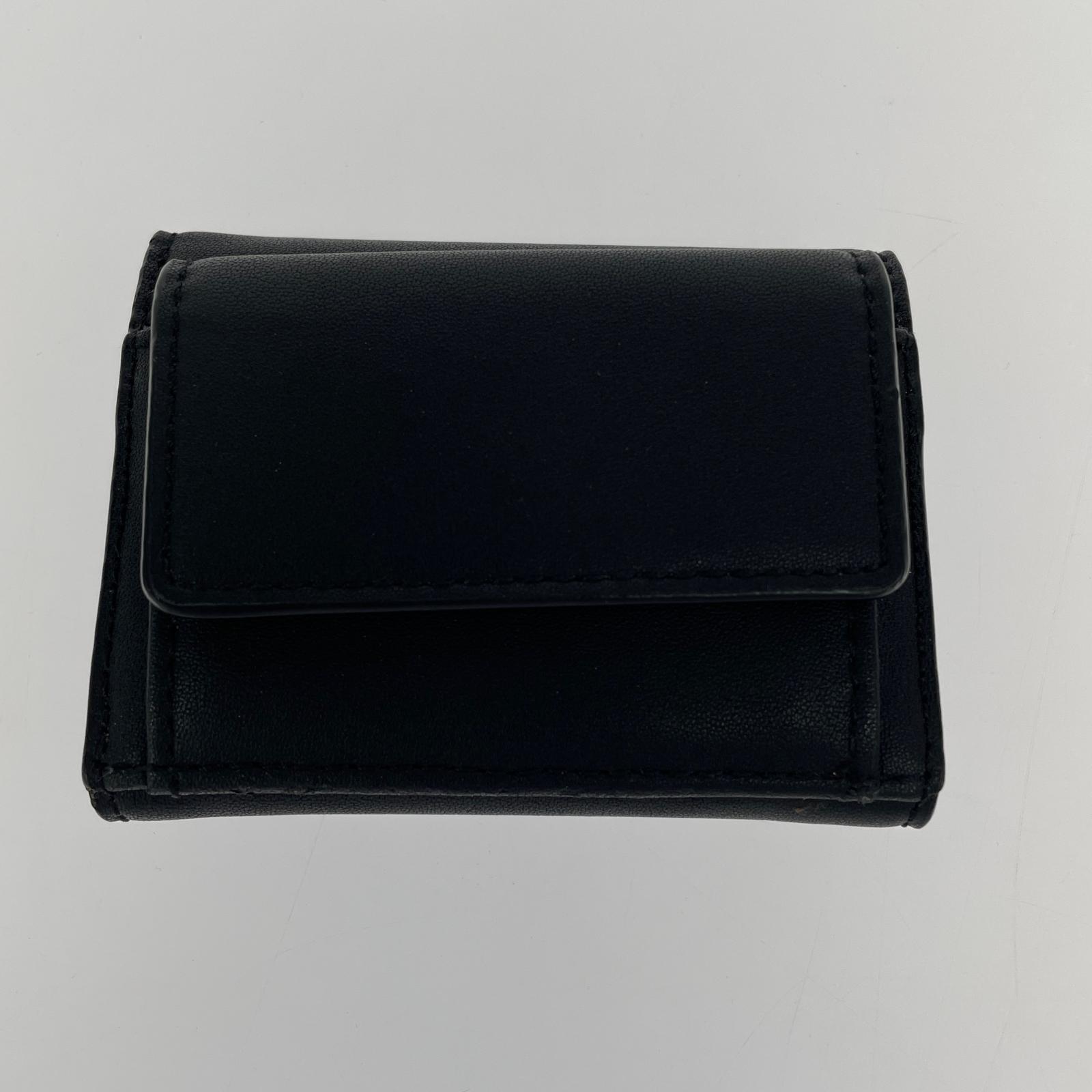 コンパクトウォレット Calvin Klein CK トライフォールド コンパクトウォレット 黒 キーフォブ ブラック