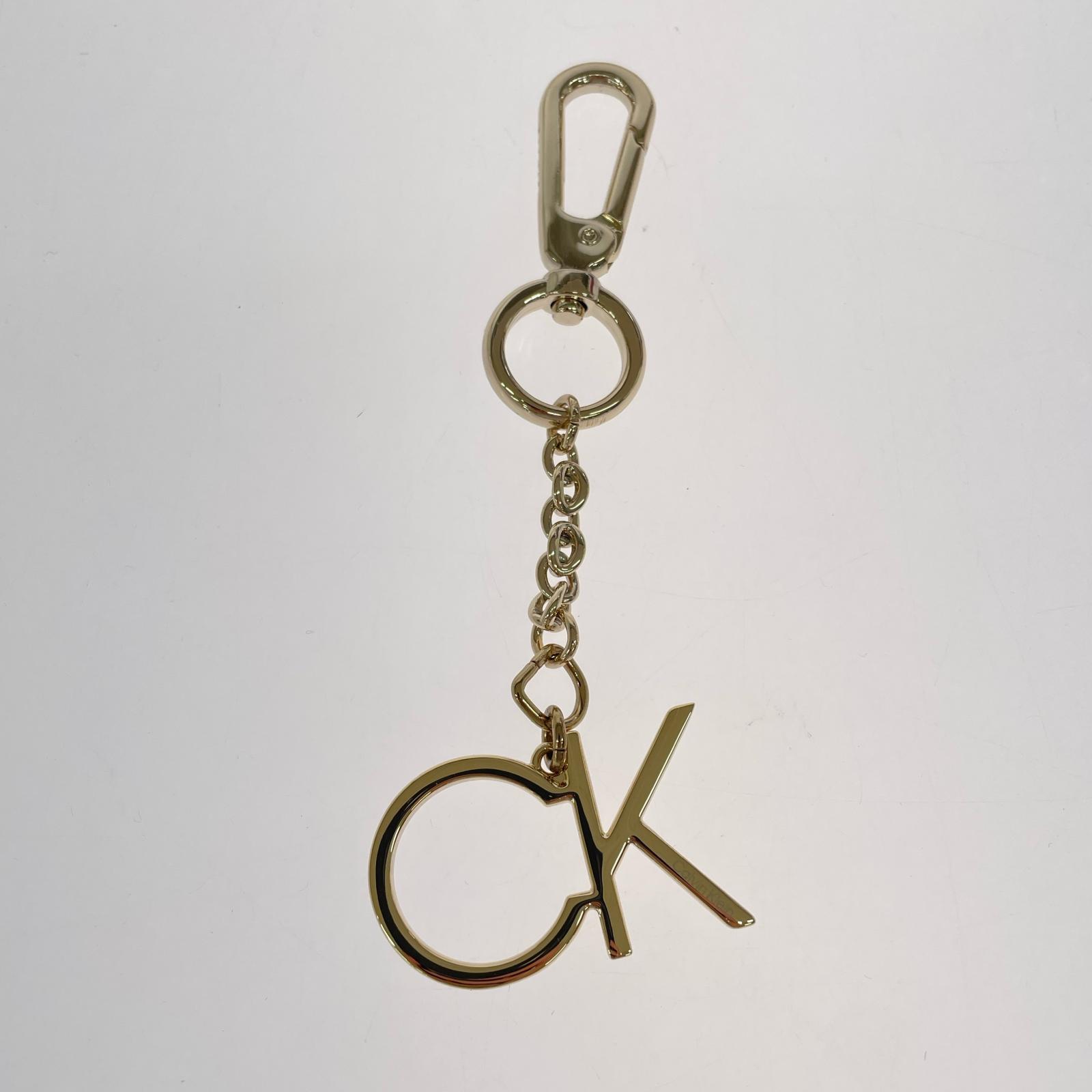 コンパクトウォレット Calvin Klein CK トライフォールド コンパクトウォレット 黒 キーフォブ ブラック