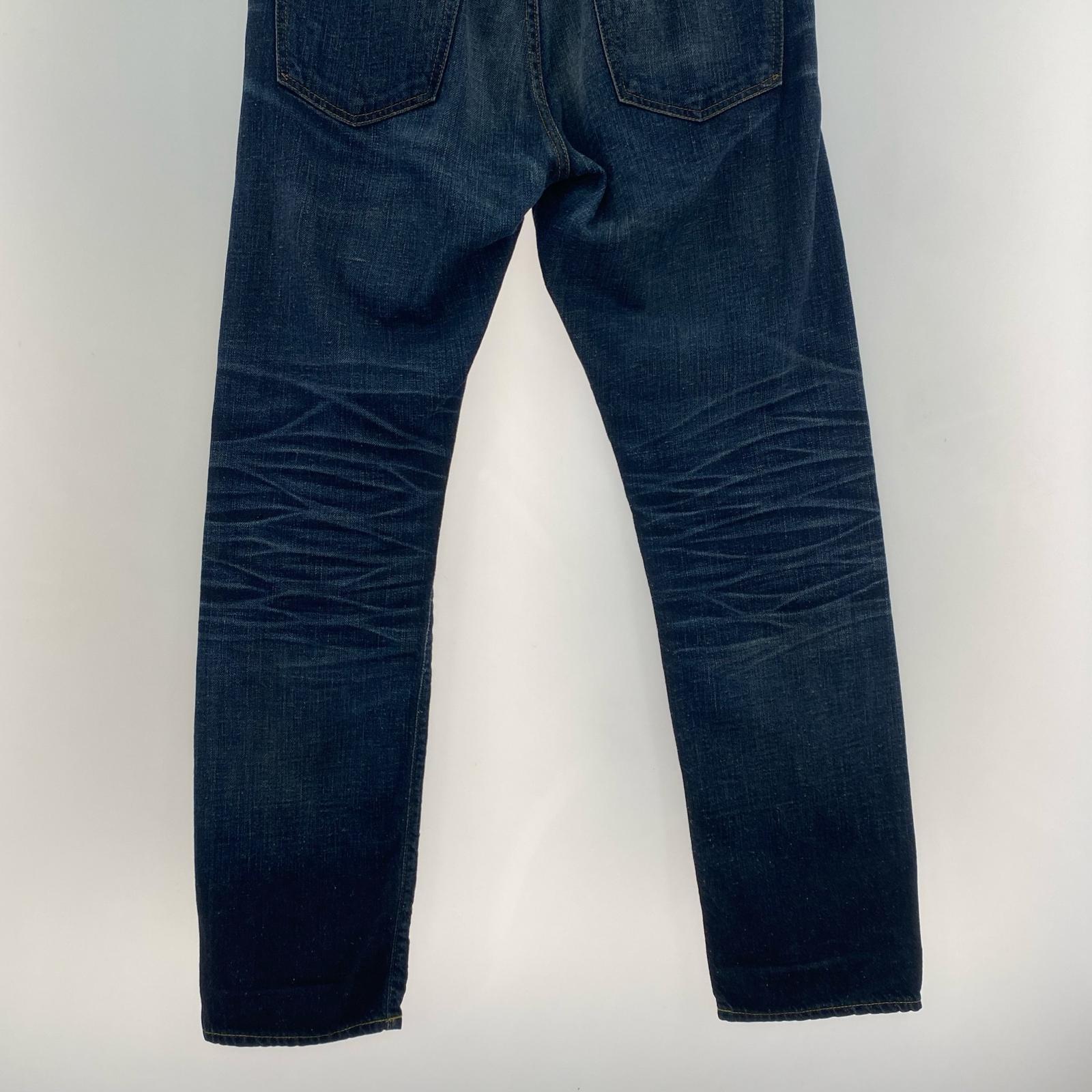 デニムパンツ SLIM FIT DENIM W32 32 ネイビー