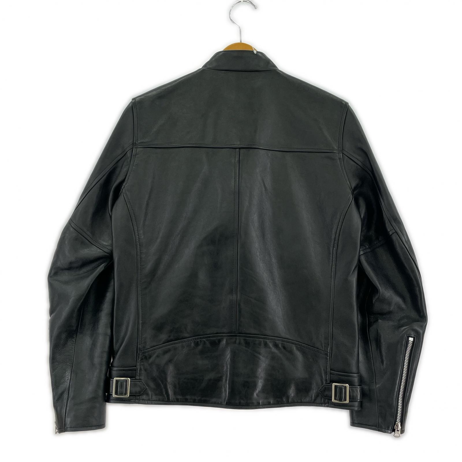 レザージャケット schott NEW DOUBLE BREAST RIDERS 782-3950077 黒 (S) S ブラック