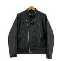 レザージャケット schott NEW DOUBLE BREAST RIDERS 782-3950077 黒 (S) S ブラック