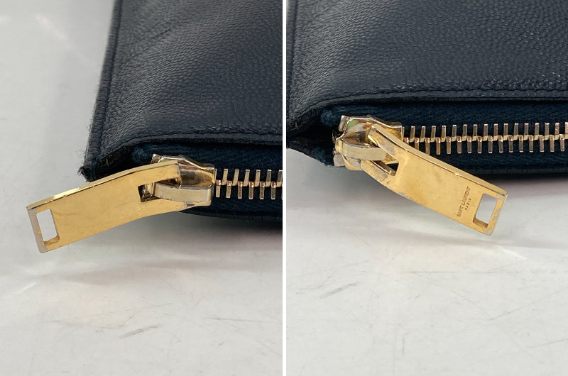 SAINT LAURENT レザークラッチバッグ
