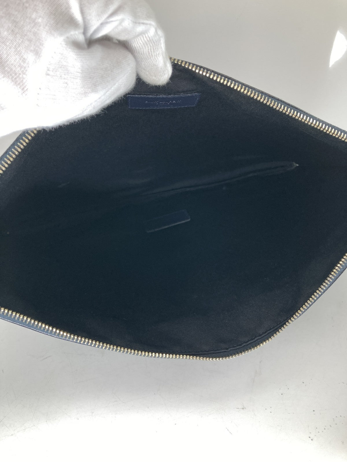 SAINT LAURENT レザークラッチバッグ