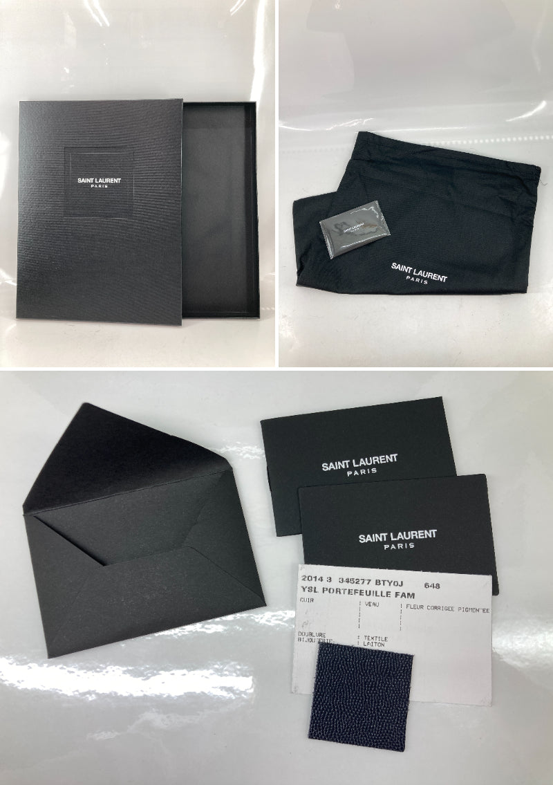 SAINT LAURENT レザークラッチバッグ