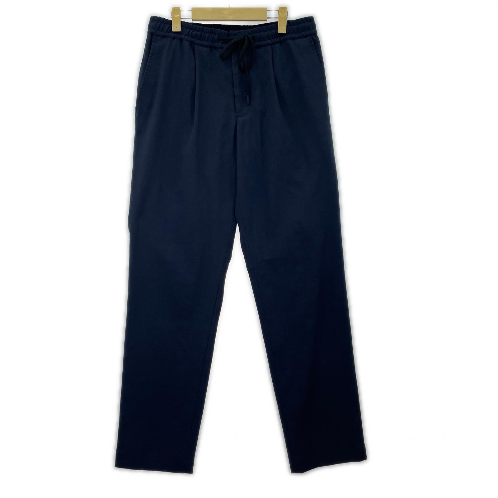 パンツ linen easy pants 4 ネイビー