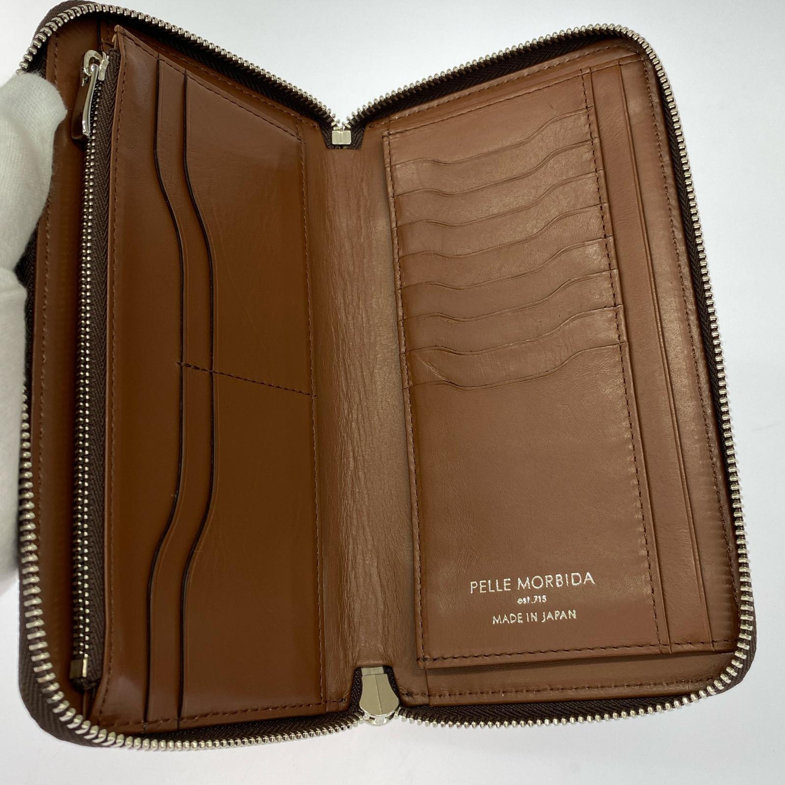 長財布 PELLE MORBIDA ラウンドジップ
