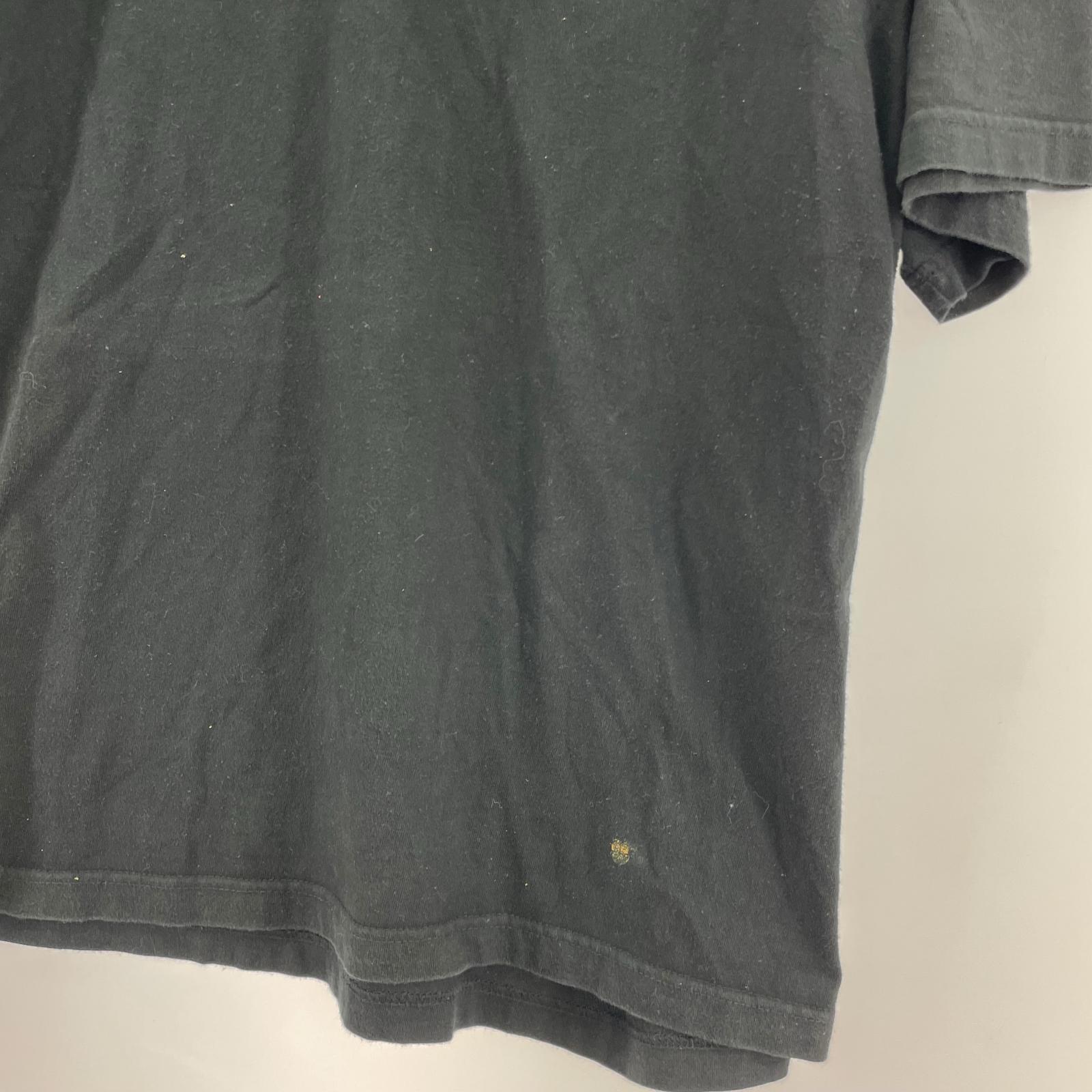 半袖Tシャツ FRAGRANCE S/Sフロントプリントカットソー 黒 ブラック