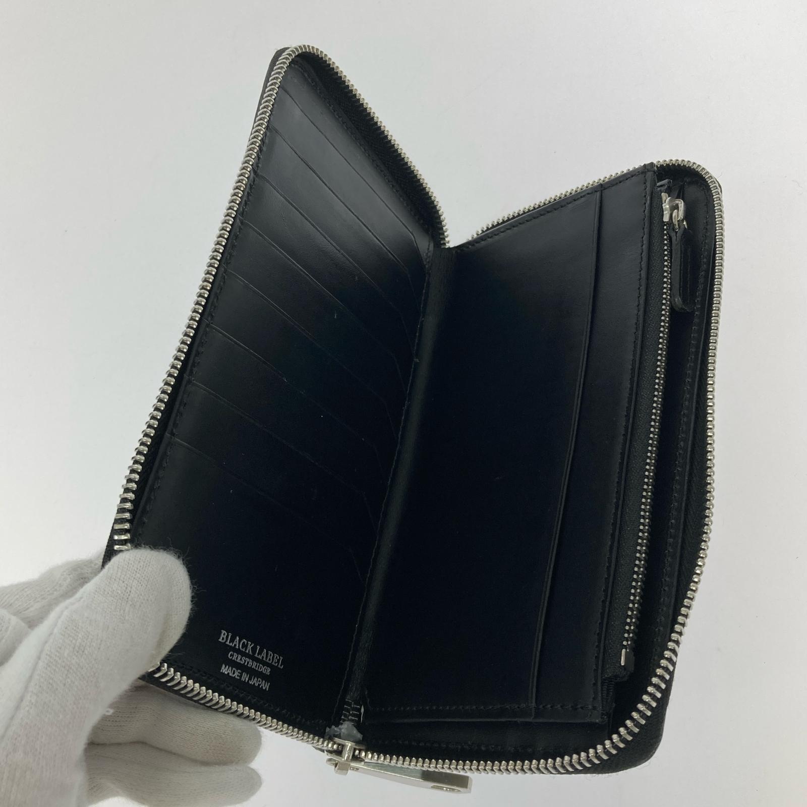 長財布 ラウンドZIP 長財布 ブラック