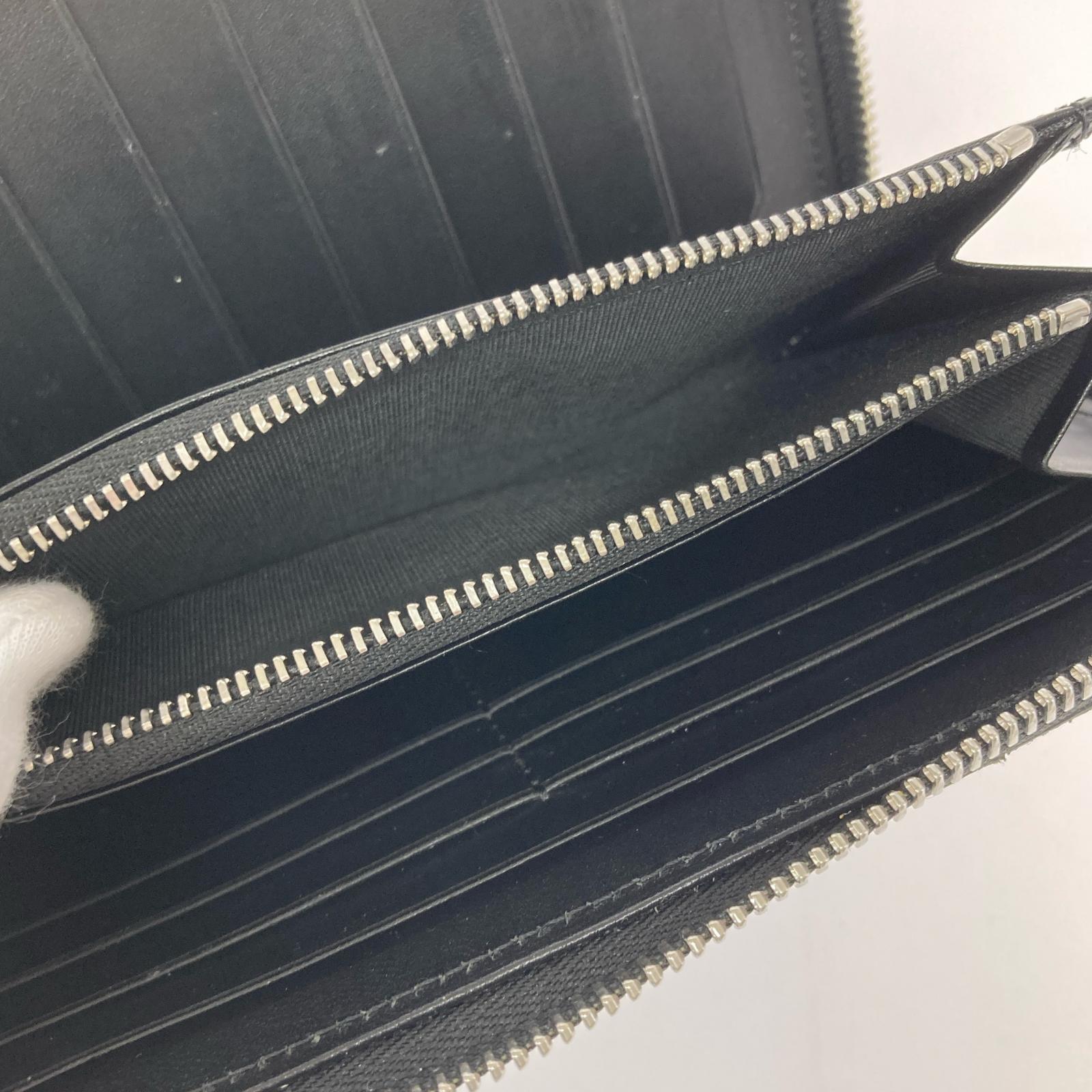 長財布 ラウンドZIP 長財布 ブラック