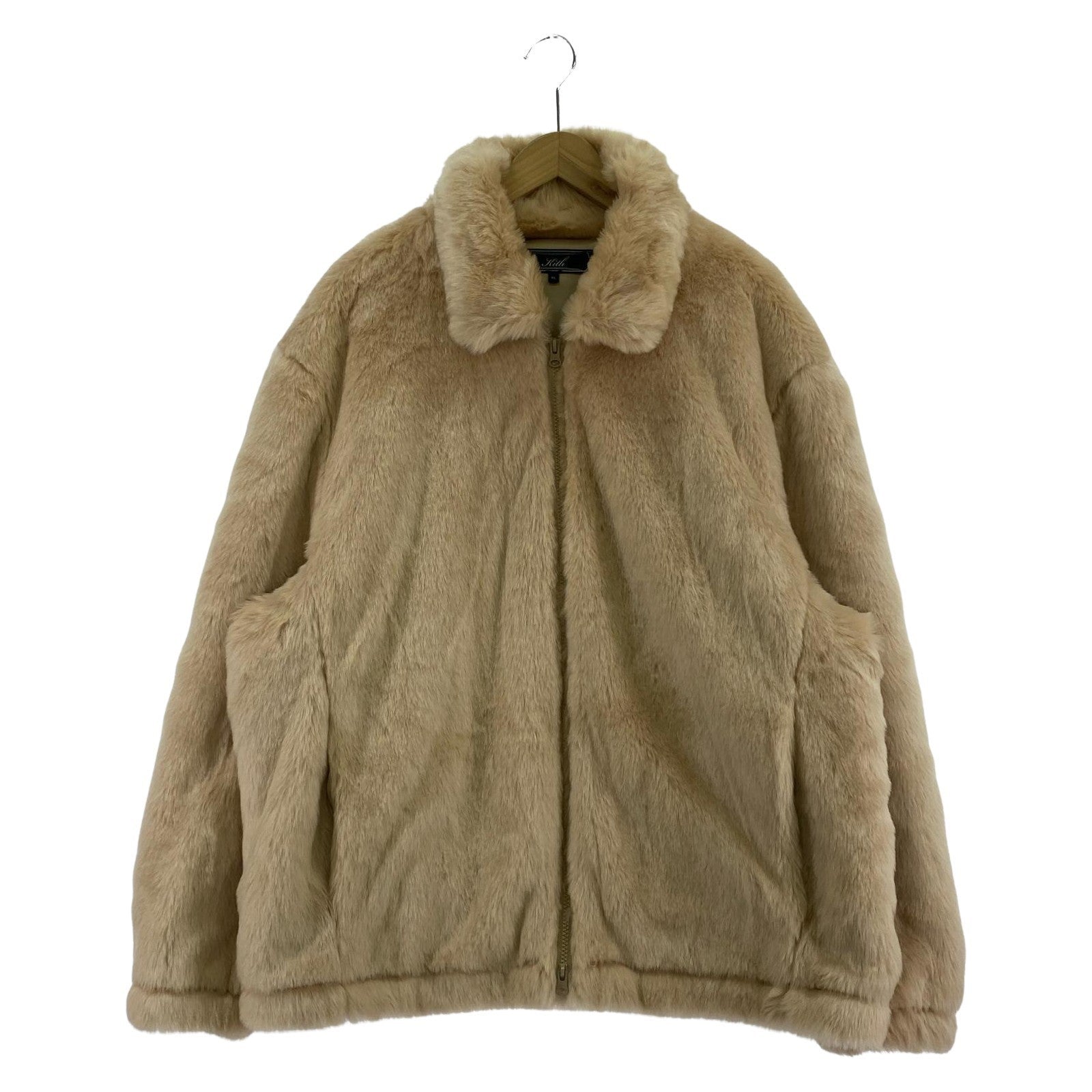 ジャケット Faux Fur Coaches Jacket BEIGE ベージュ