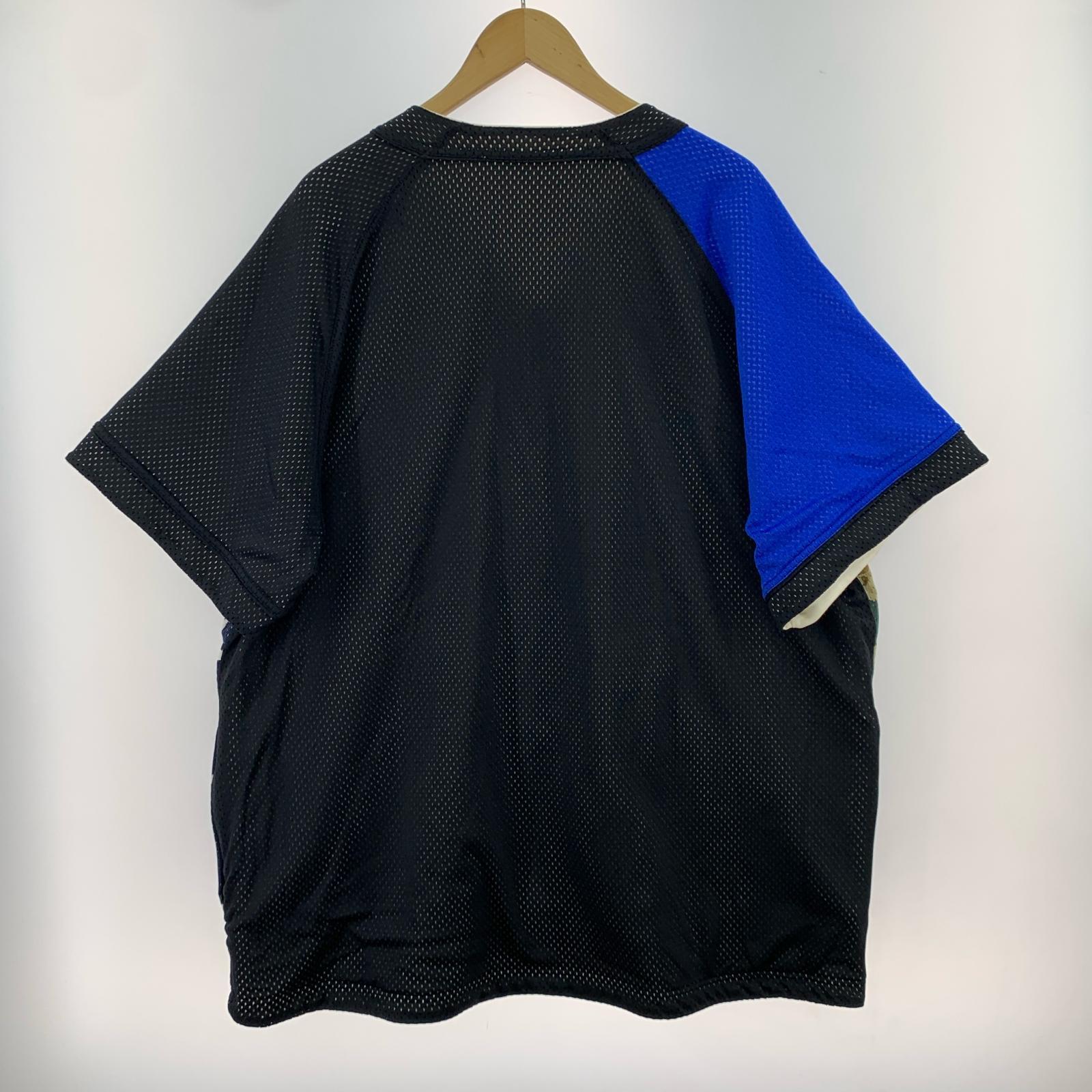 半袖Tシャツ リバーシブル ベースボールシャツ 白 マルチカラー