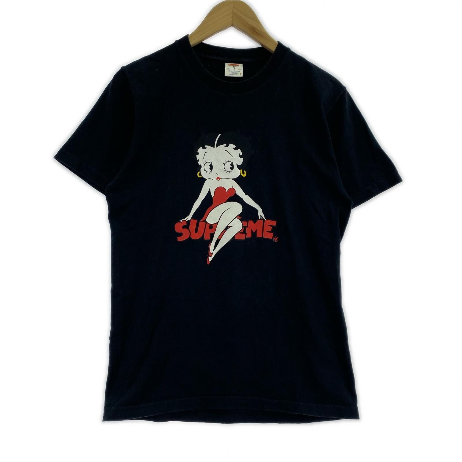 半袖Tシャツ Betty Boop Tee 黒 S ブラック