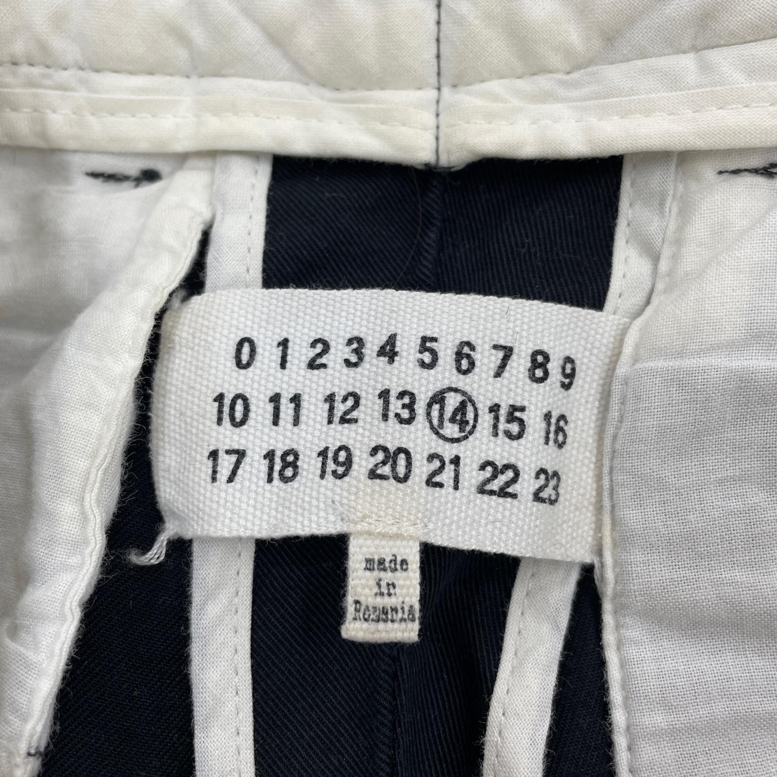 パンツ Maison Margiela 18AW コットンツイルトラウザーパンツ ブラック