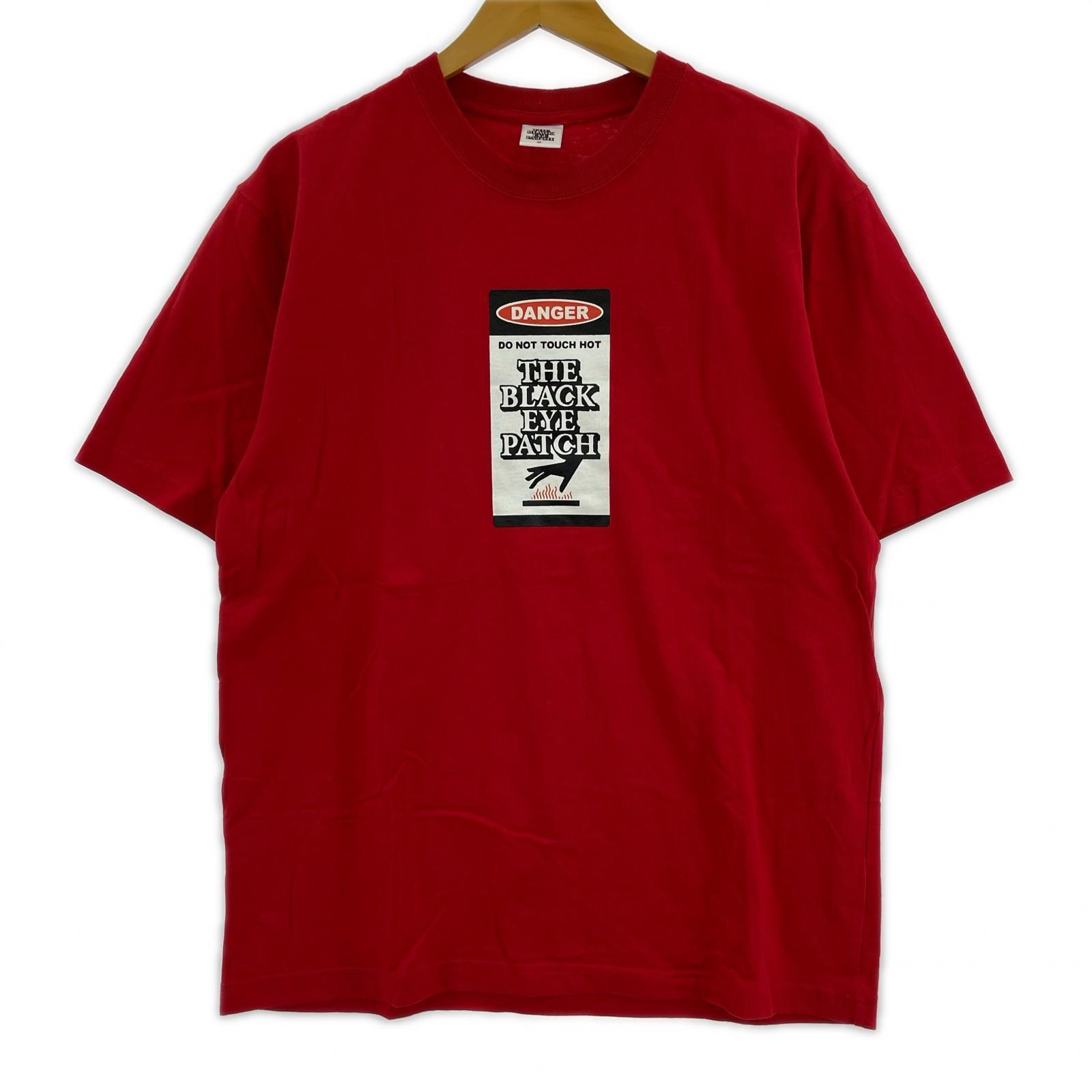 半袖Tシャツ BLACK EYE PATCH Danger Hot Label Tee 赤 (M) M レッド