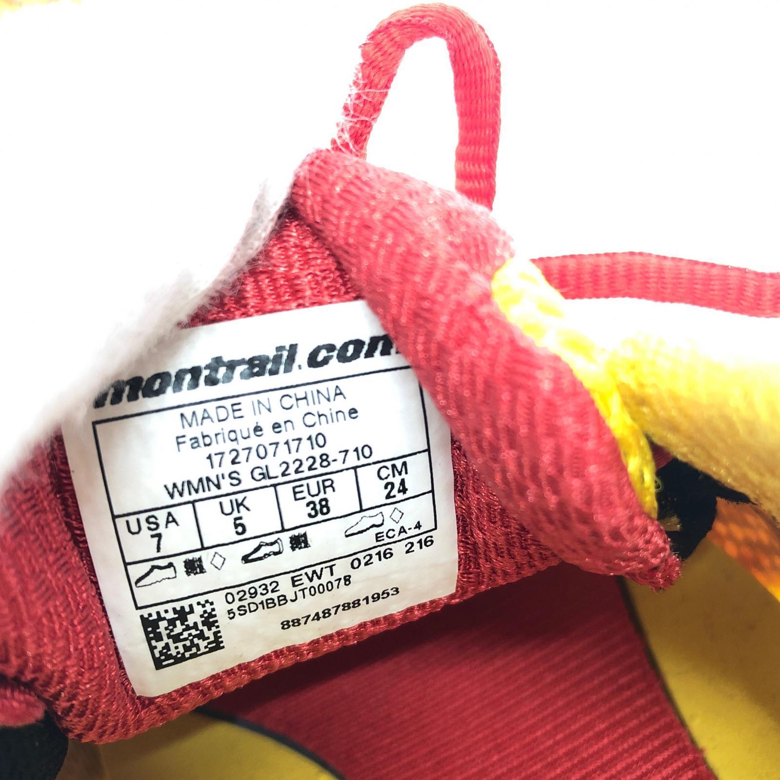 スニーカー MONTRAIL カルドラド YELLOW 24.0cm 24cm (US6 UK5 1/2 EU38) イエロー