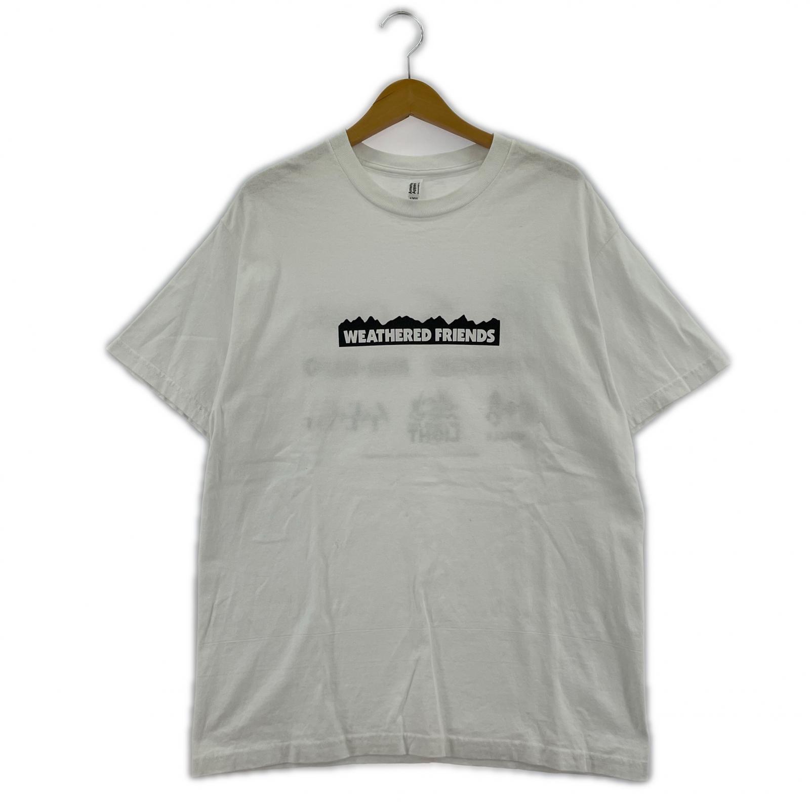 半袖Tシャツ WEATHERED FRIENDS S/S TEE WHITE L ホワイト