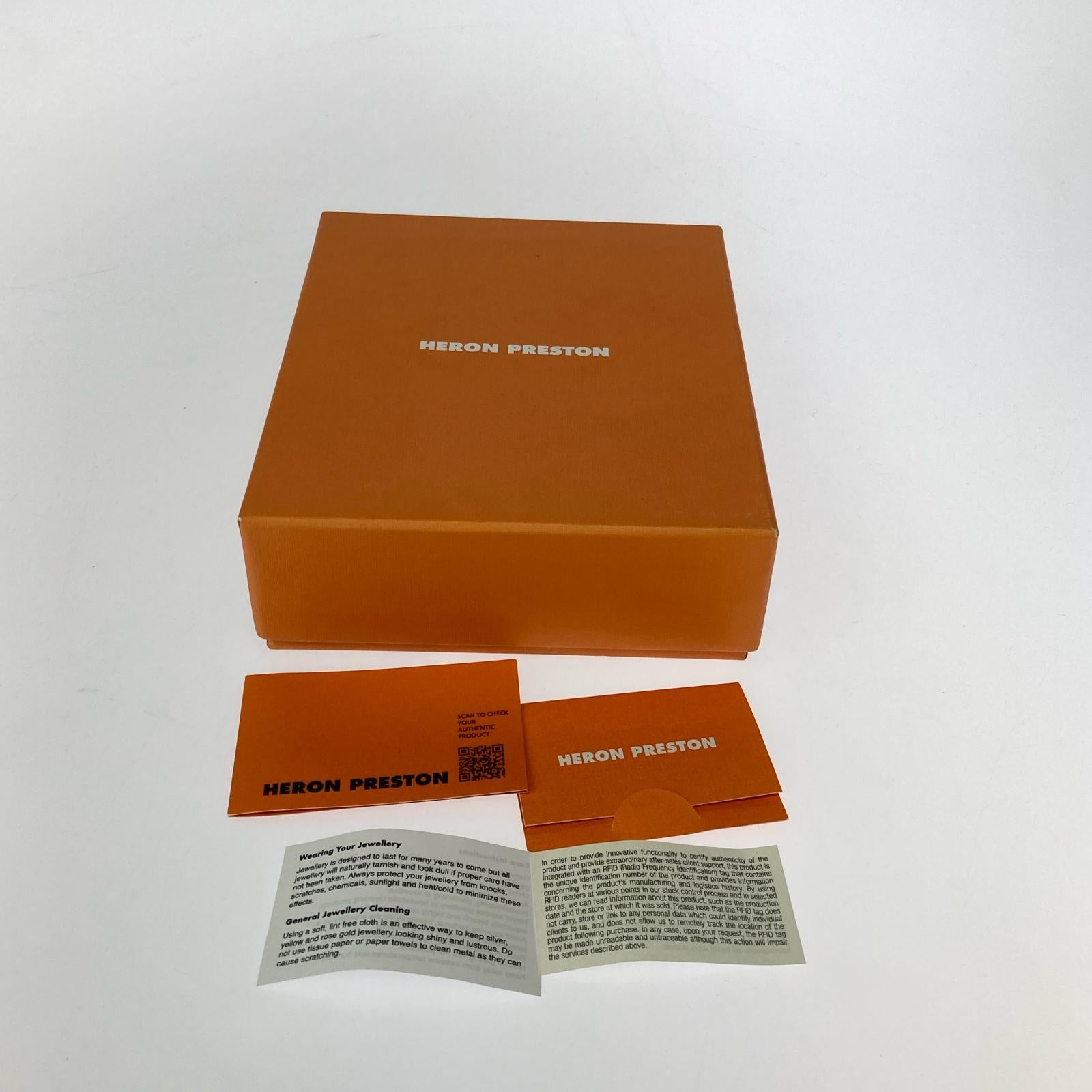 ブレスレット Heron Preston 加工 チェーンブレスレット ブラック