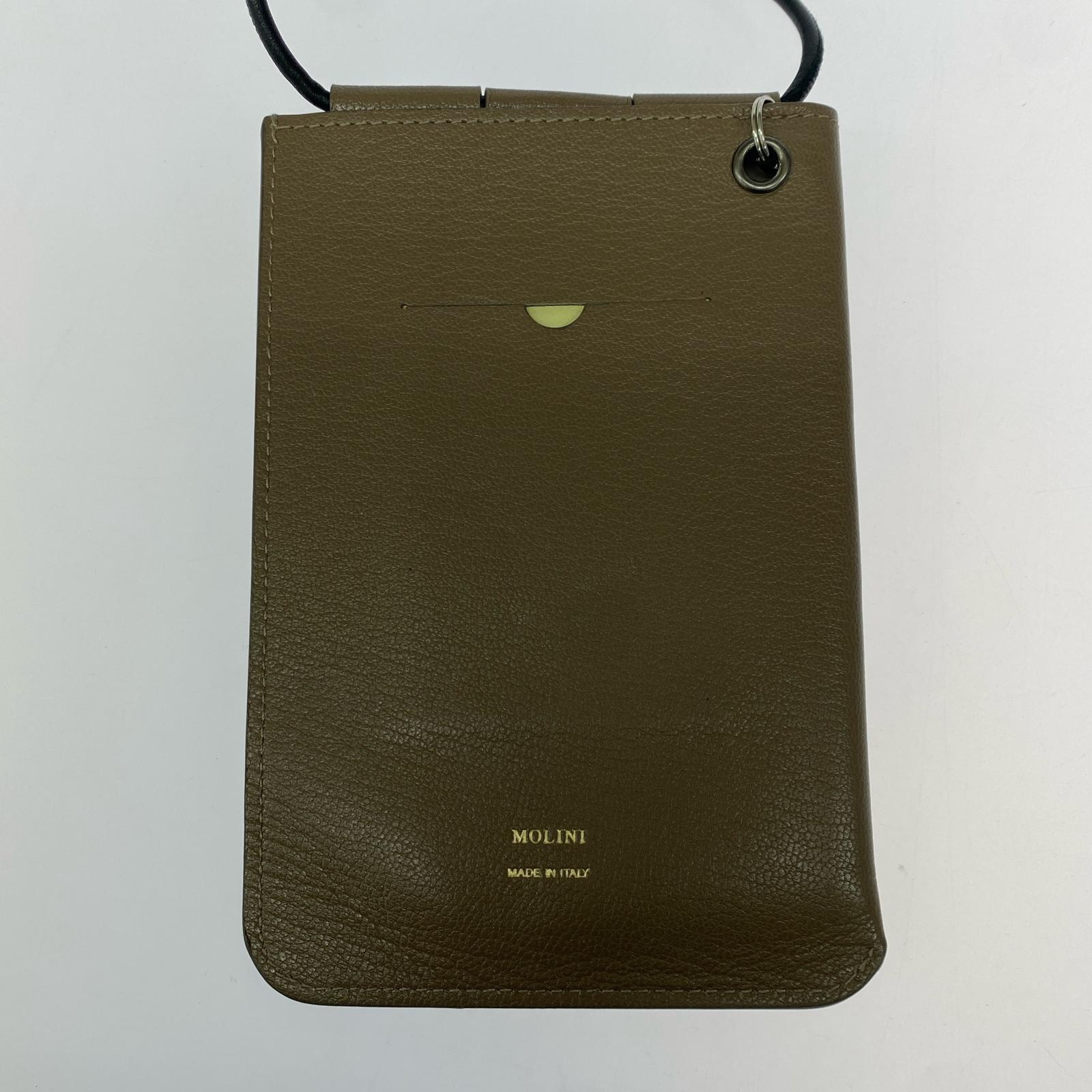ショルダーバッグ molini フォン ショルダー ミニウォレット ブラウン