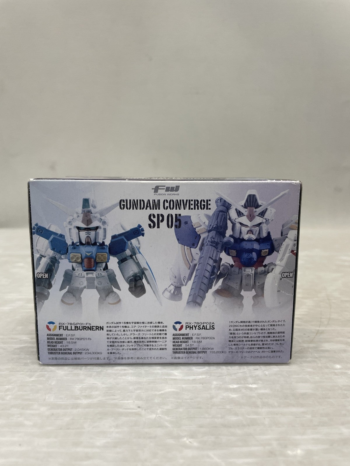 コンバージ SP05 GP01-Fb&GP02A フィギュア/グッズ