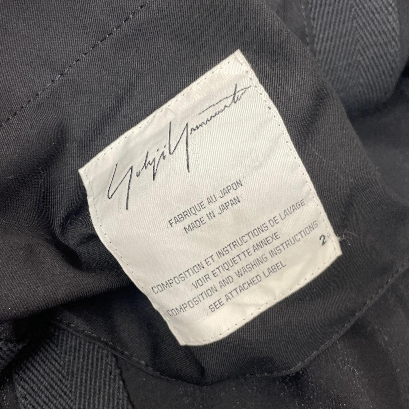その他バッグ Yohji Yamamoto ウールギャバトートバッグ ブラック ブラック
