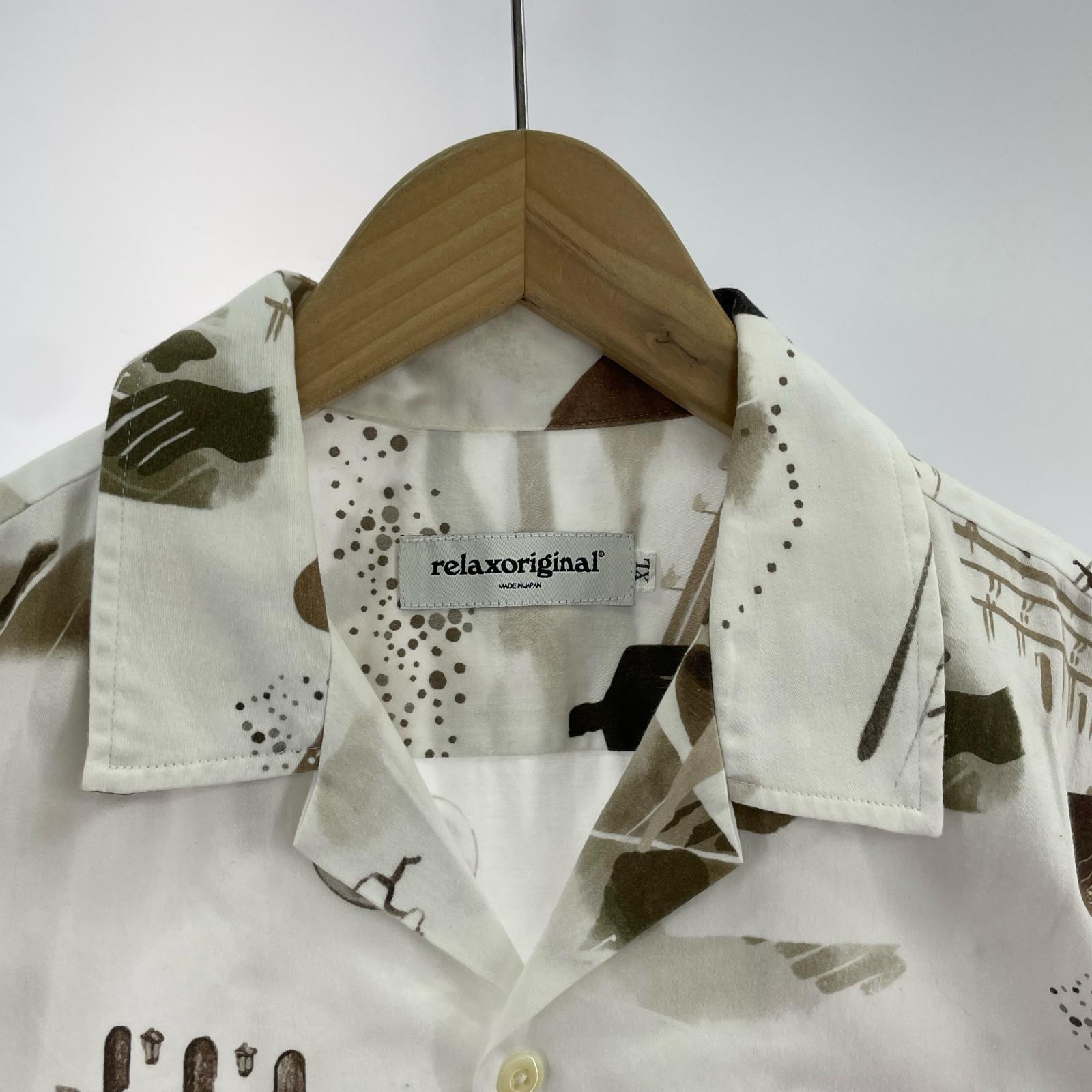 半袖シャツ RELAXORIGINAL The Dress ISLAND SHIRT ホワイト