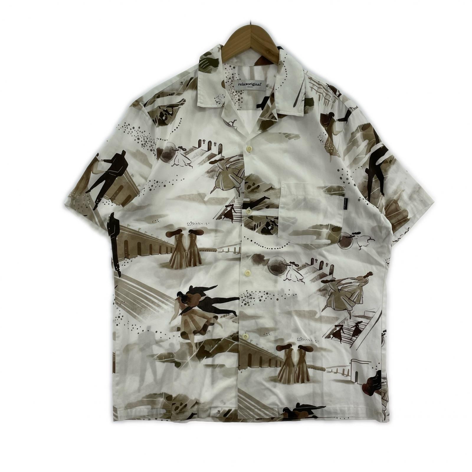 半袖シャツ RELAXORIGINAL The Dress ISLAND SHIRT ホワイト