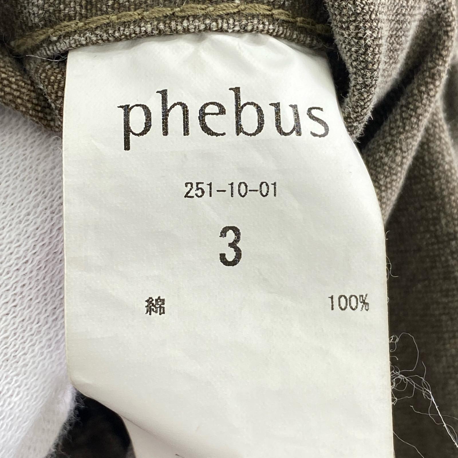 ジャケット Phebus 25SS Sumizome Duck Jacket 3 3