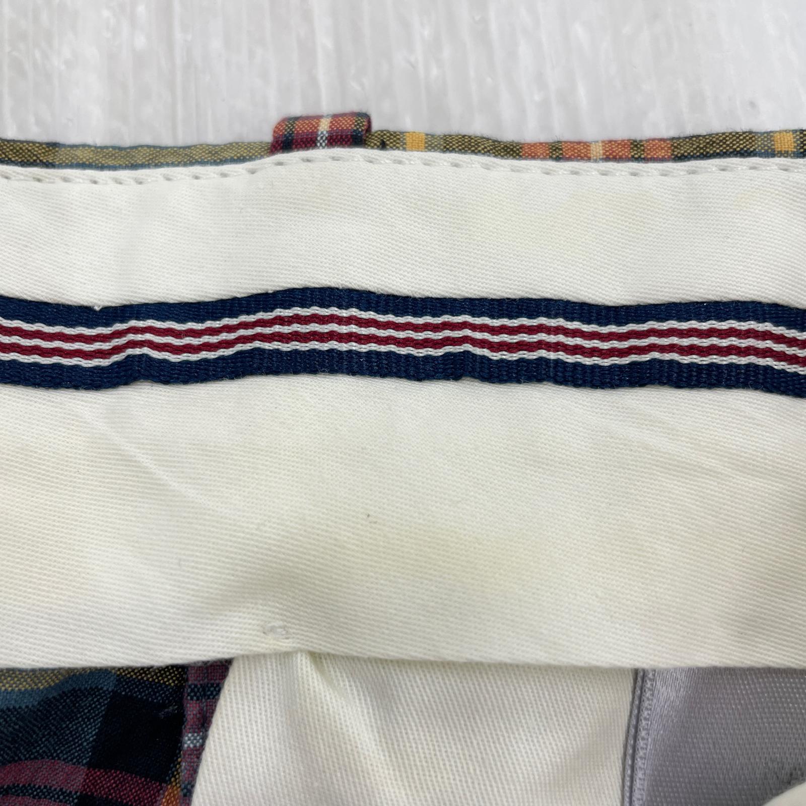 パンツ タータンチェック 2タック スラックス 32 42 マルチカラー