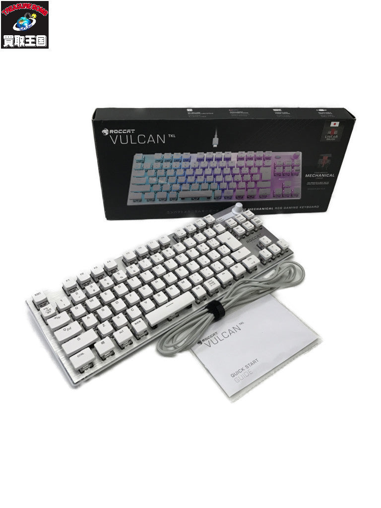 ROCCAT VULCAN コンパクトメカニカルキーボード ホワイト ROC-12-288 PC周辺機器
