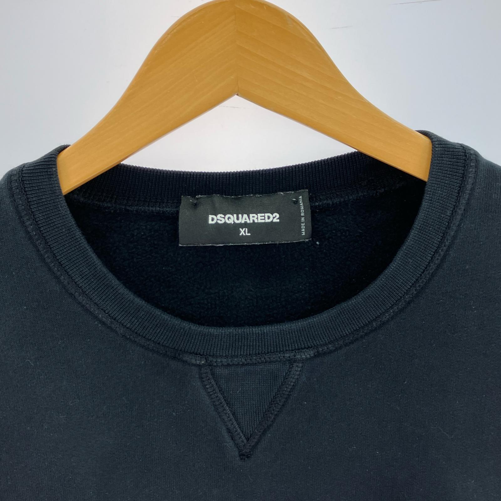 スウェット フロントロゴプリント(XL)BLK ブラック