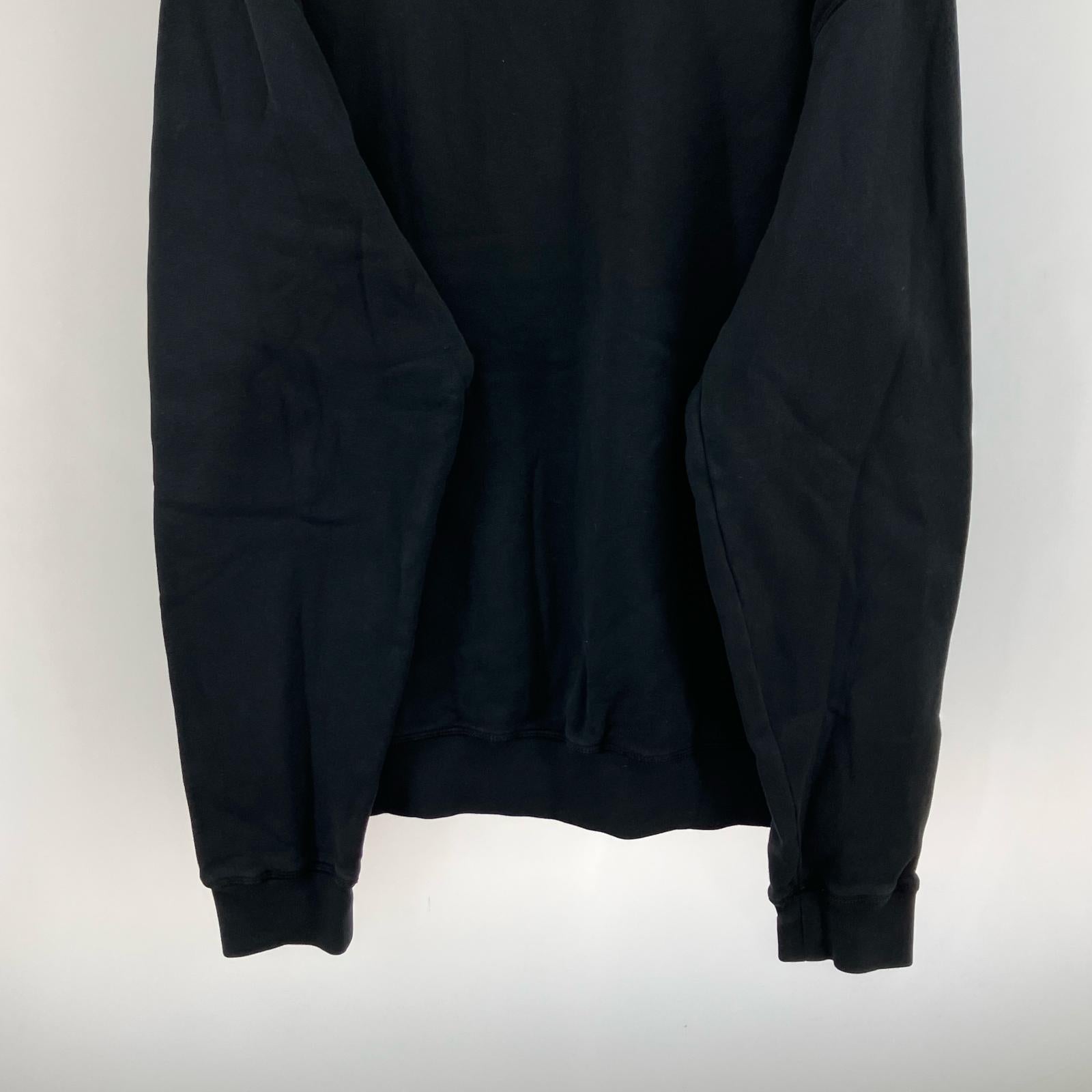 スウェット フロントロゴプリント(XL)BLK ブラック