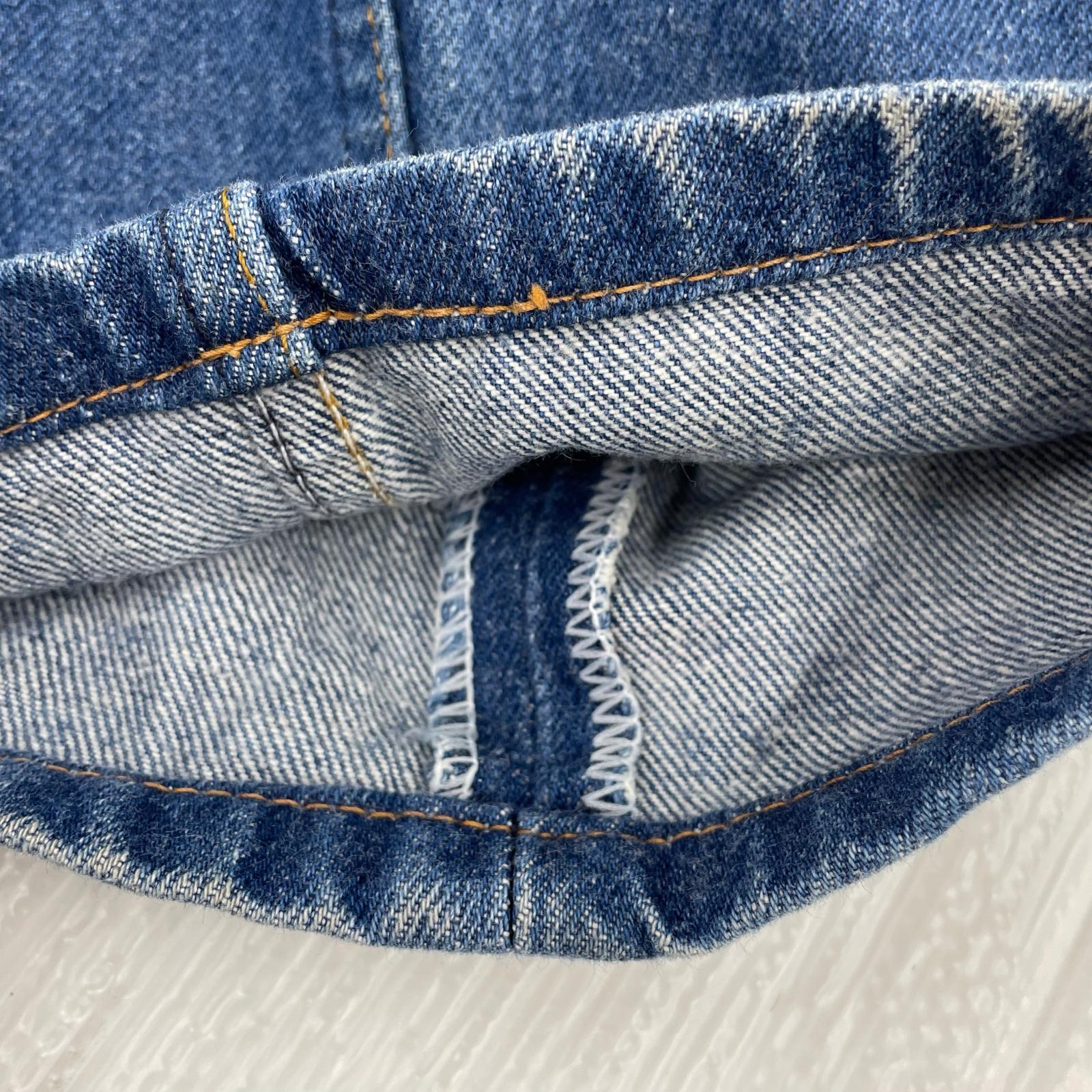 デニムパンツ 80s デニムパンツ ボタン裏524 青 W31L35 31 ブルー