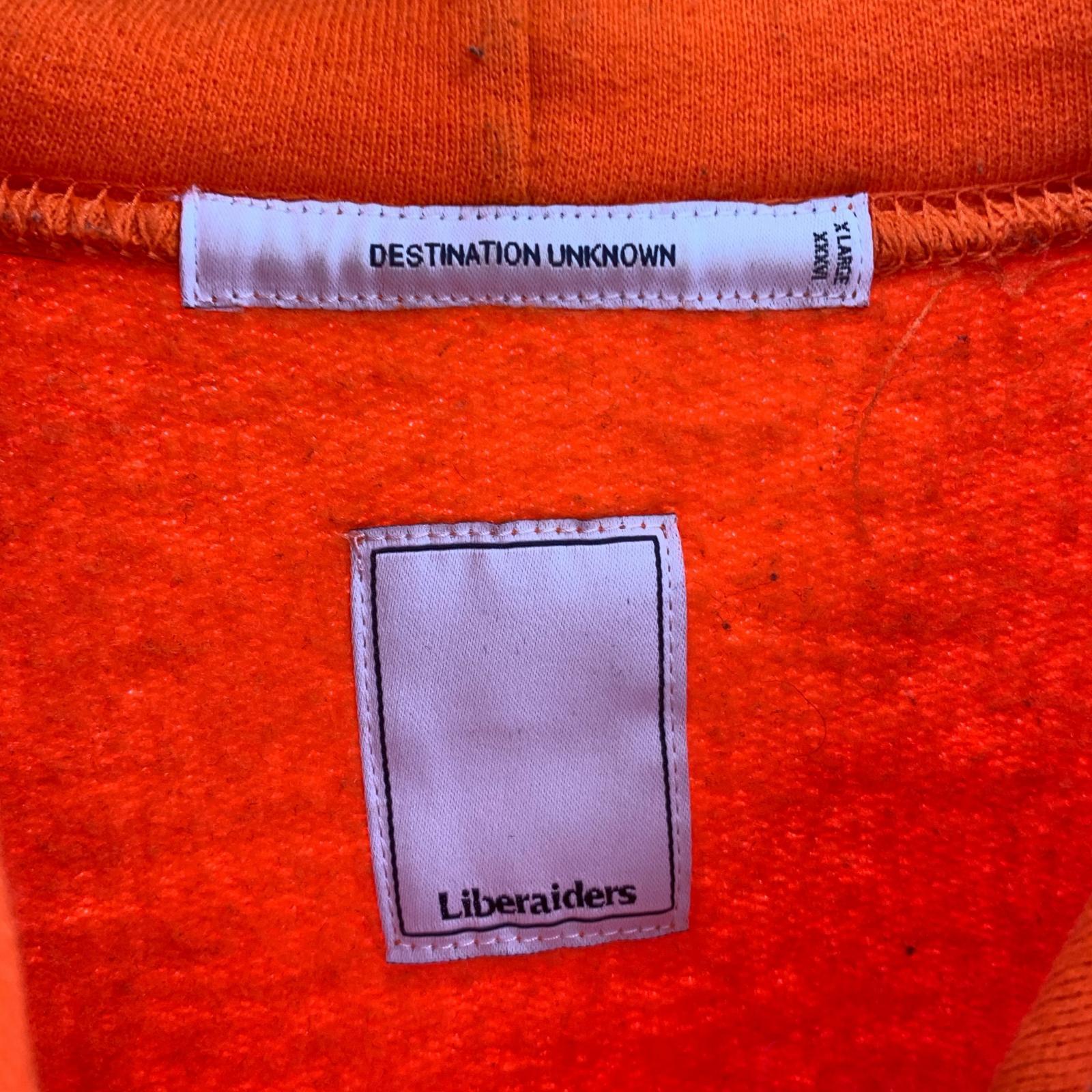 パーカー Liberaiders フロントロゴプリント オレンジ XL オレンジ