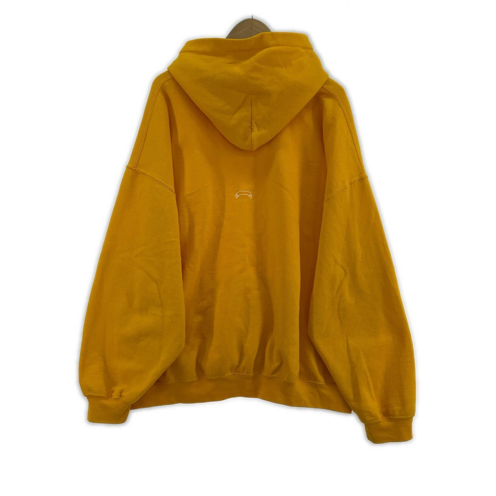 パーカー Liberaiders フロントロゴプリント 黄 XL