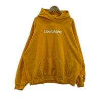 パーカー Liberaiders フロントロゴプリント 黄 XL