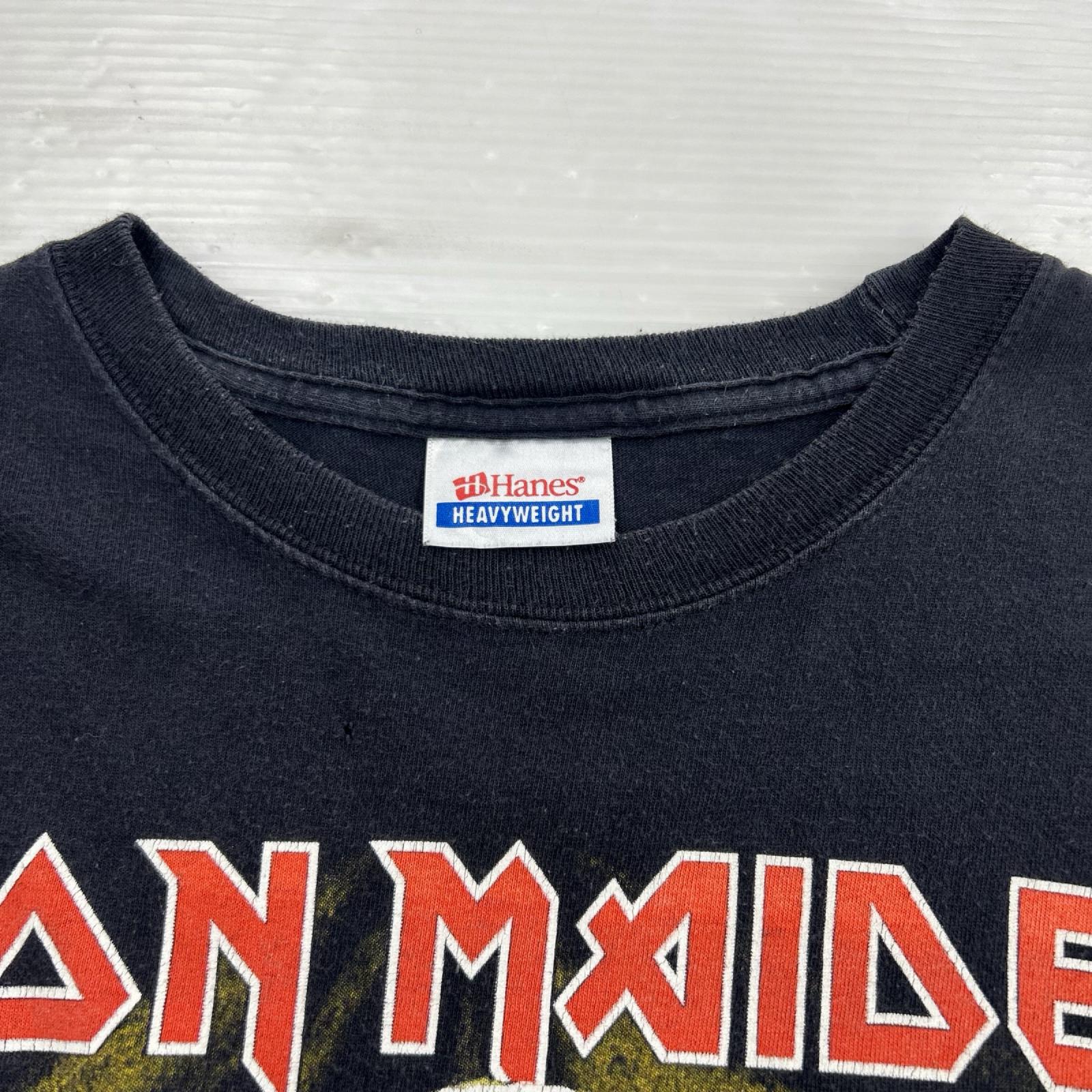 半袖Tシャツ 00s IRON MAIDEN プリントTee L ブラック