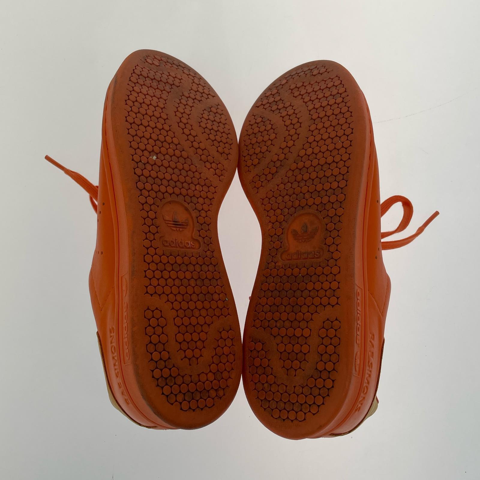 スニーカー RAF SIMONS STAN SMITH 25.5cm (US7 1/2 UK7 EU41) オレンジ
