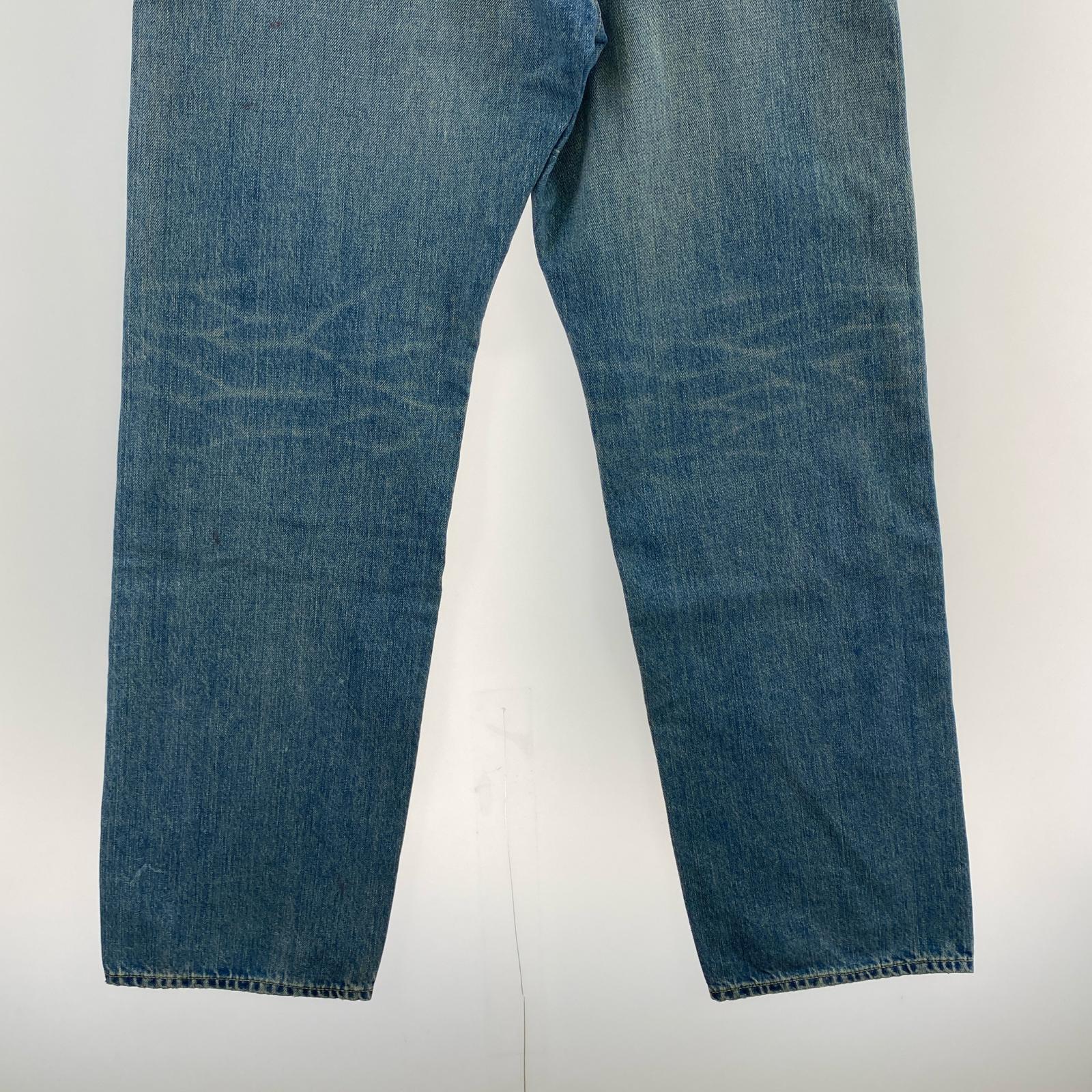デニムパンツ LKP加工 60s XX ダメージ ブルー