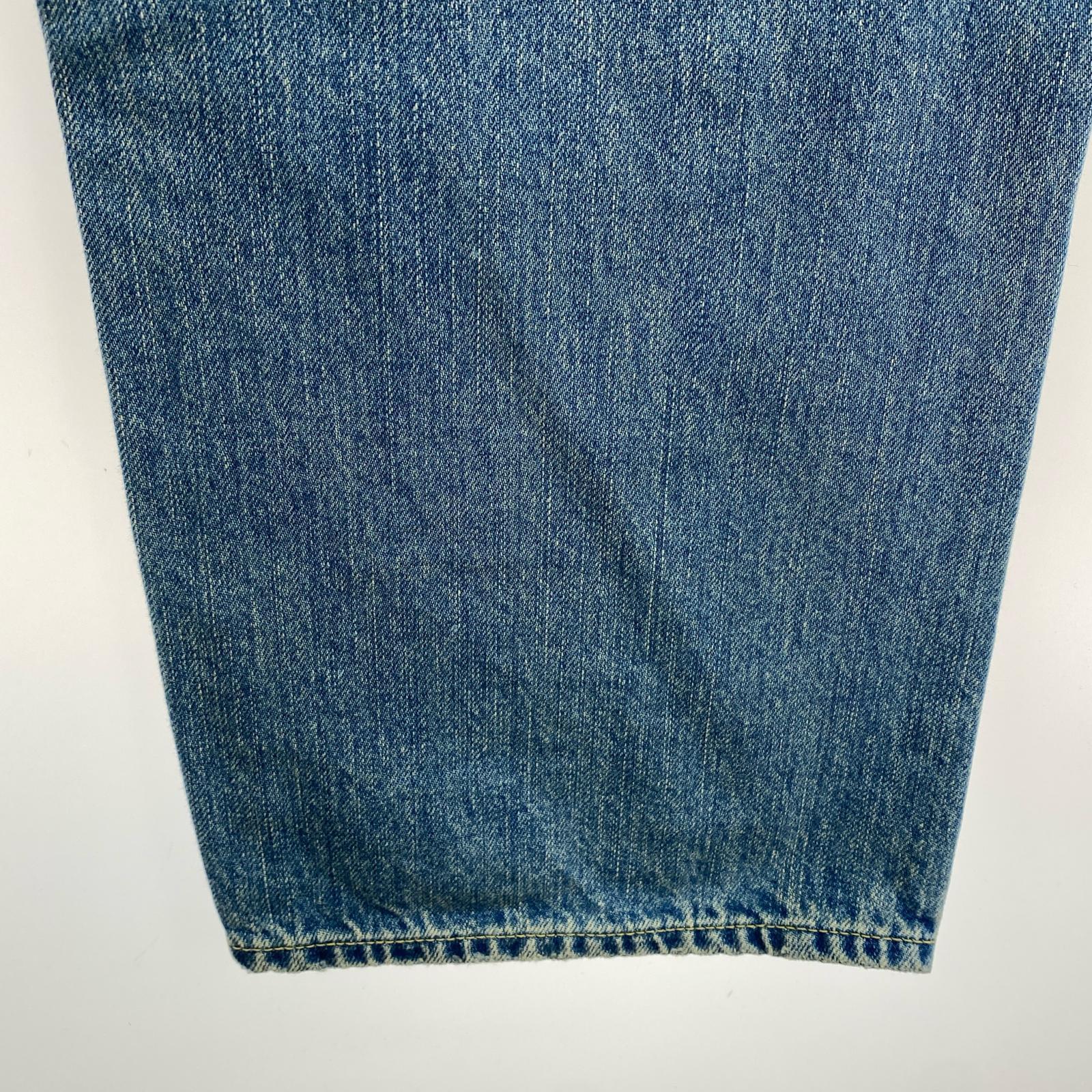 デニムパンツ LKP加工 60s XX ダメージ ブルー