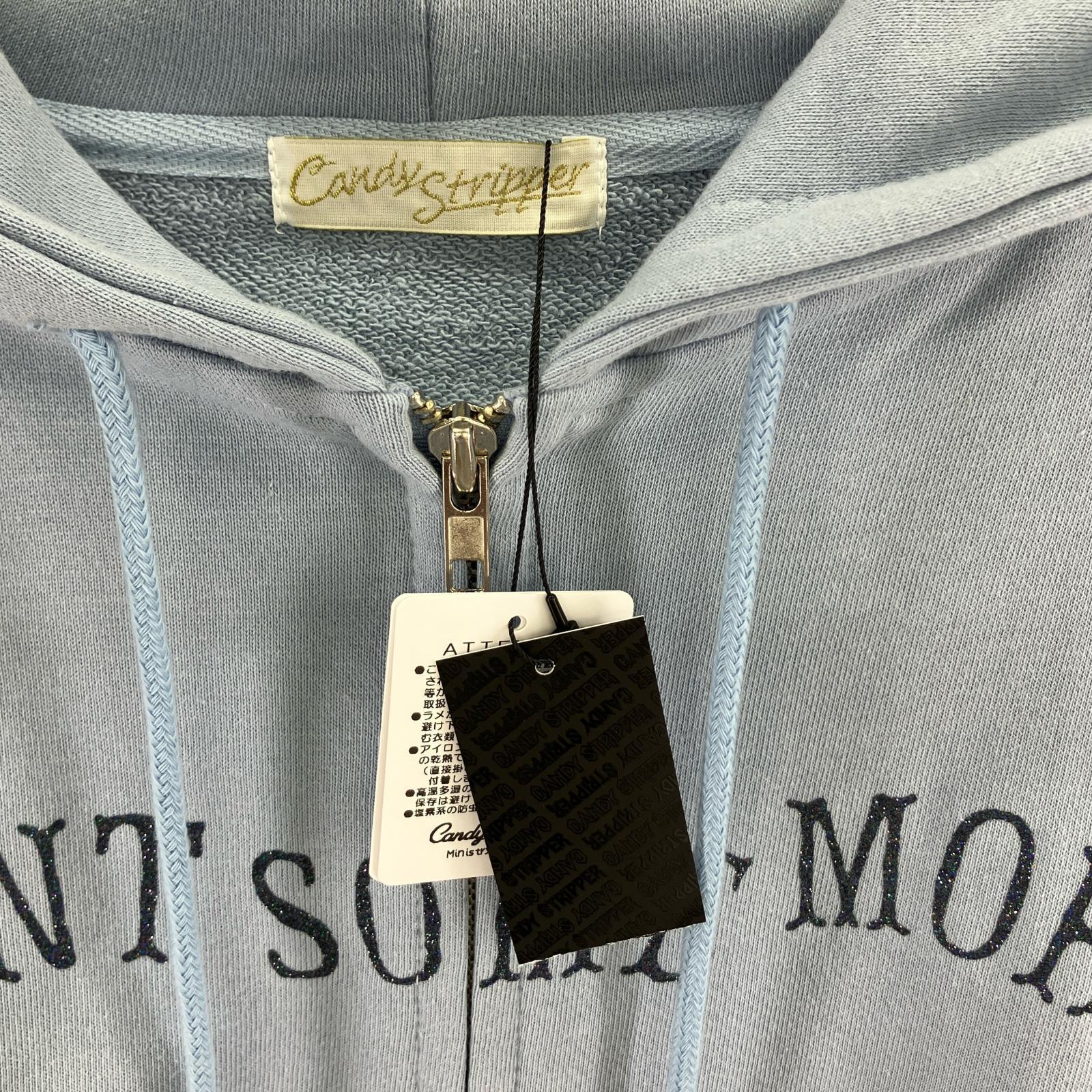 パーカー WANT SOME MORE HOODIE ブルー F フリー ブルー